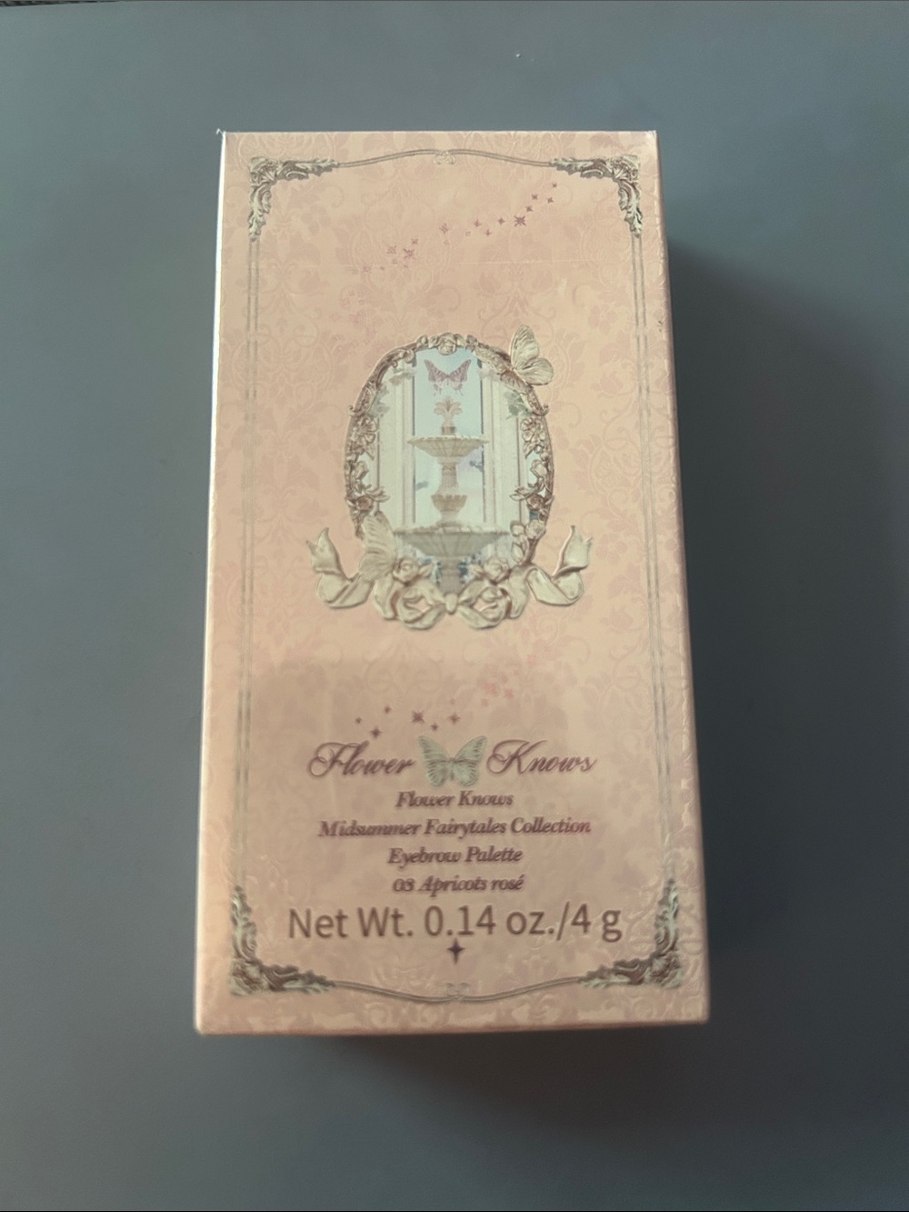 Flower Knows 03 Apricot Rose Eyebrow Palette midsummer fairytales collection